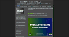 Desktop Screenshot of normascodificadas.com