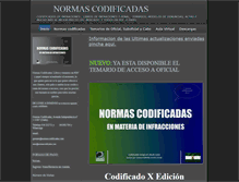 Tablet Screenshot of normascodificadas.com